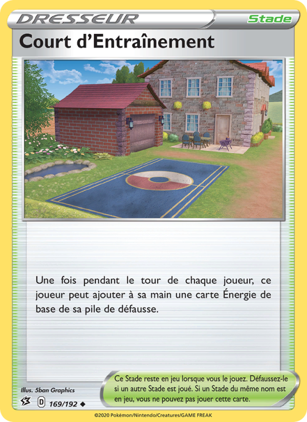Court d'Entraînement 169 — Clash des Rebelles (French Pokémon TCG card)