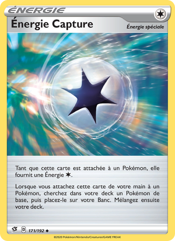 Énergie Capture 171 — Clash des Rebelles (French Pokémon TCG card)