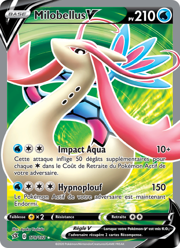 Milobellus V 179 — Clash des Rebelles (French Pokémon TCG card)