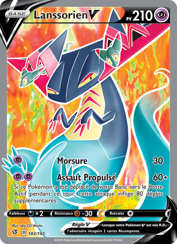 Lanssorien V 183 — Clash des Rebelles (French Pokémon TCG card)