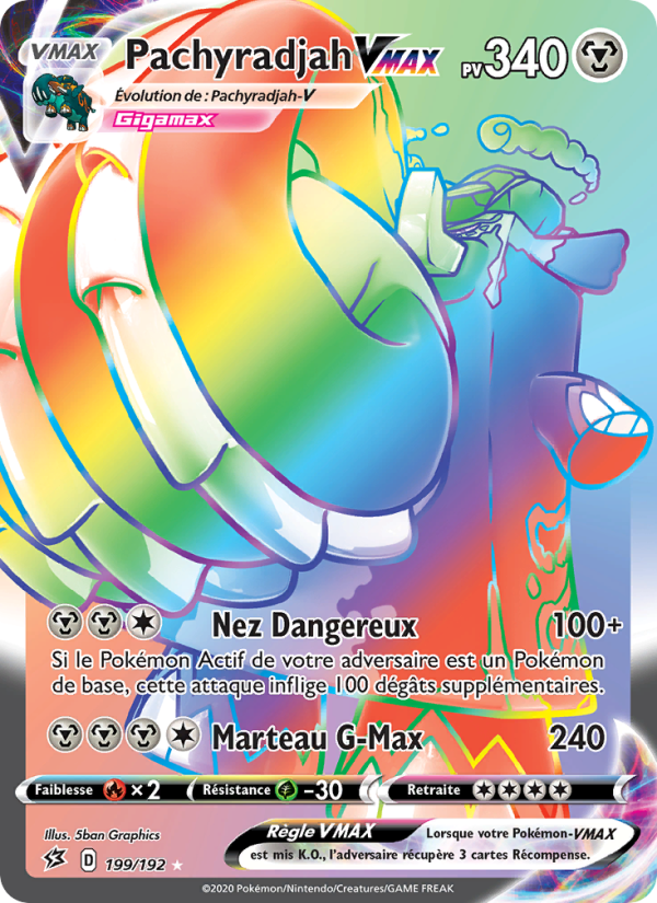 Pachyradjah VMAX 199 — Clash des Rebelles (French Pokémon TCG card)
