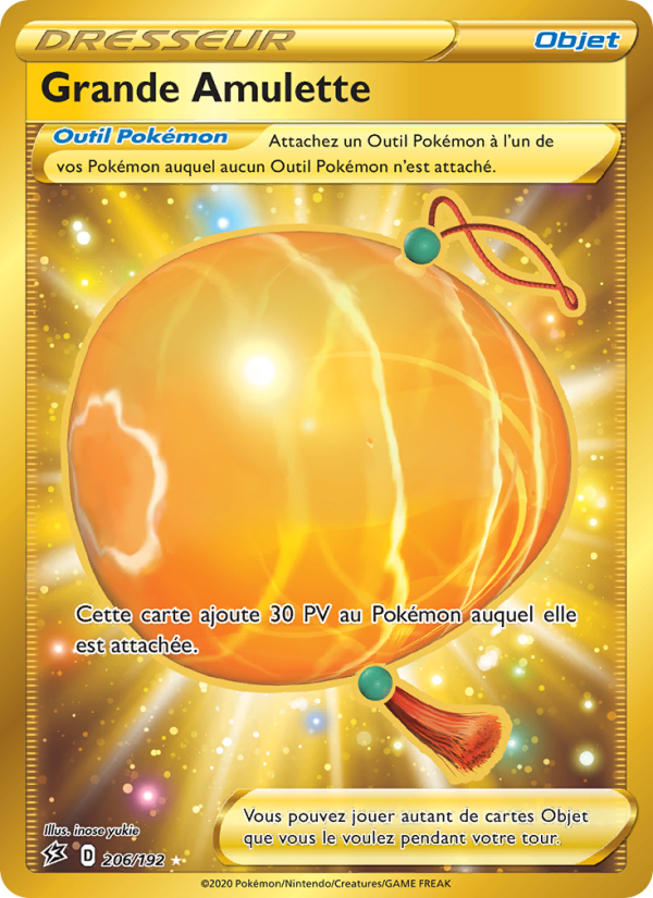 Grande Amulette 206 — Clash des Rebelles (French Pokémon TCG card)