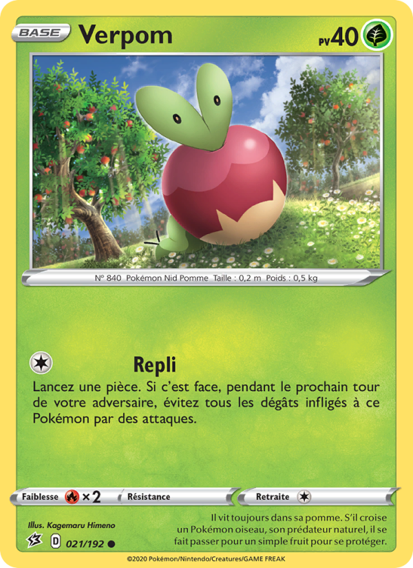 Verpom 21 — Clash des Rebelles (French Pokémon TCG card)