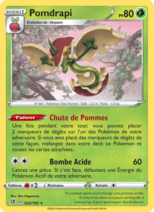 Pomdrapi 22 — Clash des Rebelles (French Pokémon TCG card)