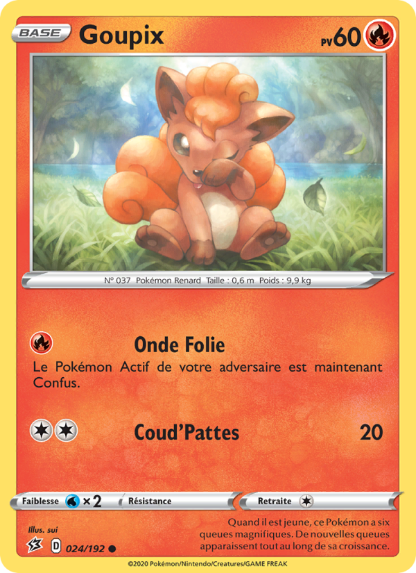 Goupix 24 — Clash des Rebelles (French Pokémon TCG card)