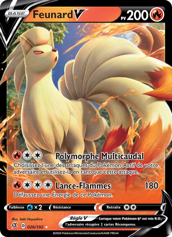 Feunard V 26 — Clash des Rebelles (French Pokémon TCG card)