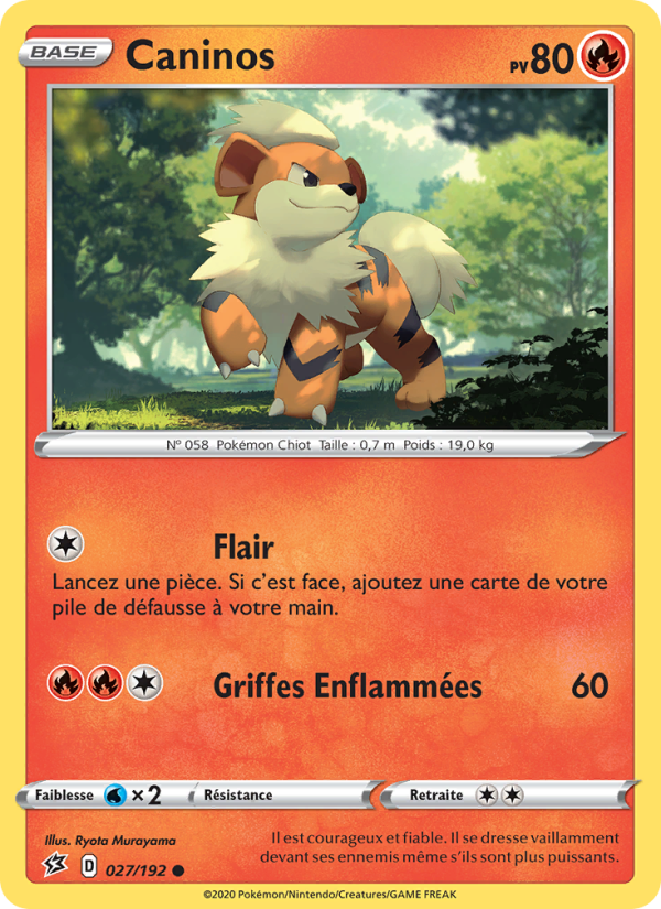 Caninos 27 — Clash des Rebelles (French Pokémon TCG card)