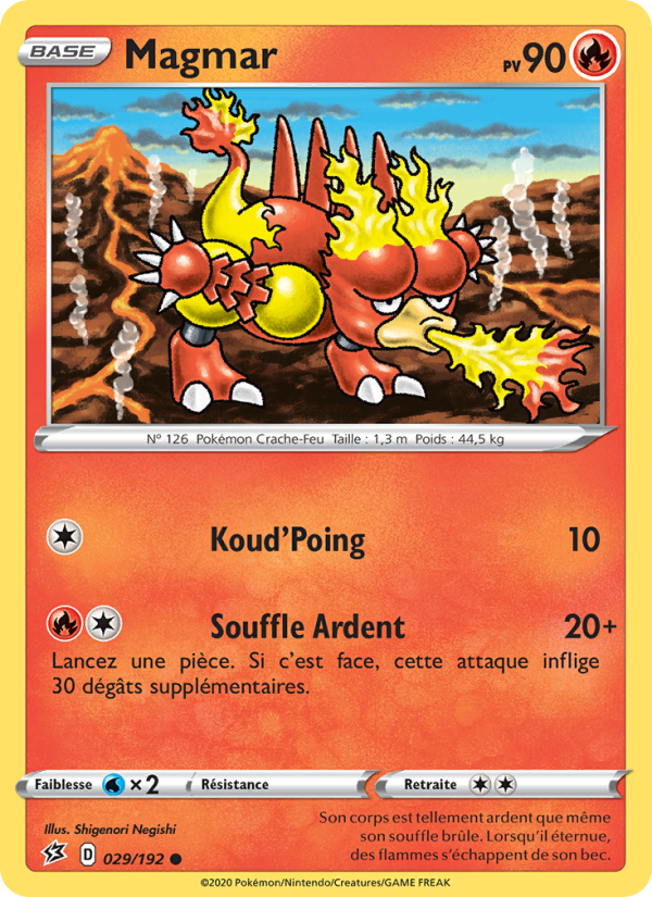 Magmar 29 — Clash des Rebelles (French Pokémon TCG card)