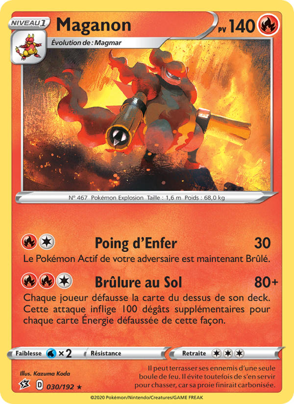 Maganon 30 — Clash des Rebelles (French Pokémon TCG card)