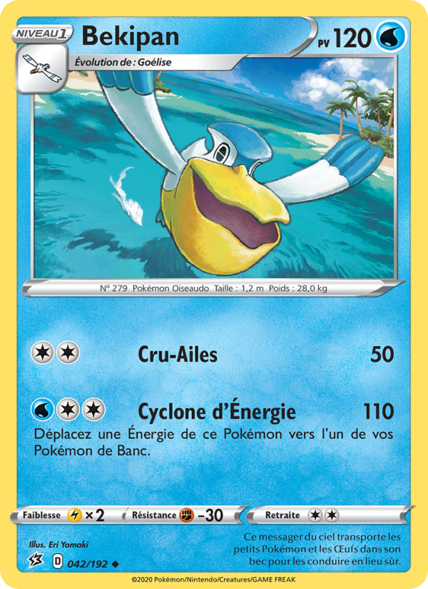 Bekipan 42 — Clash des Rebelles (French Pokémon TCG card)