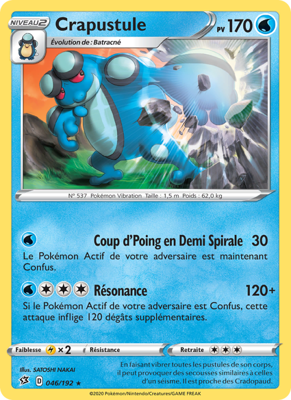 Crapustule 46 — Clash des Rebelles (French Pokémon TCG card)