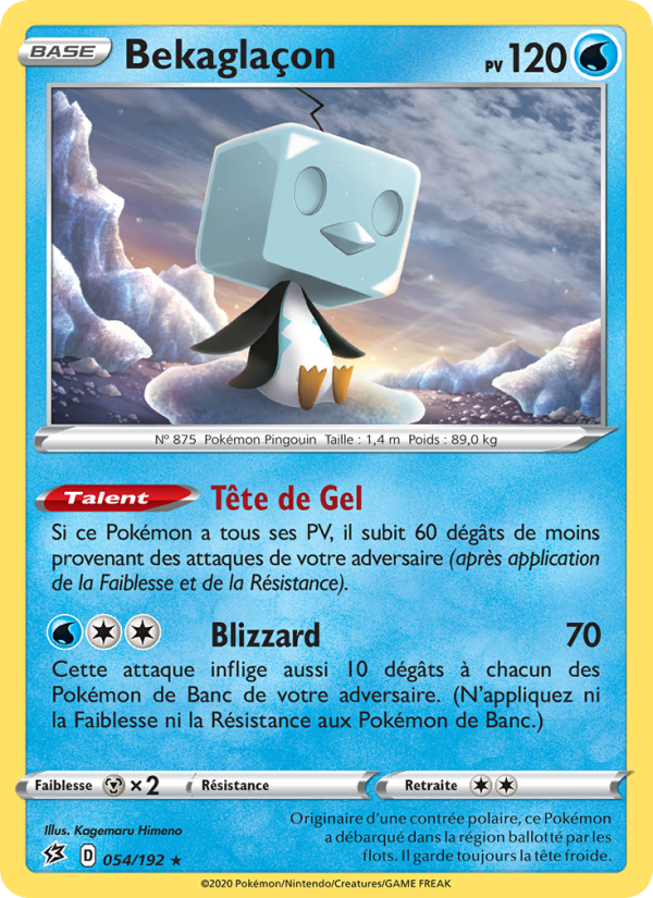 Bekaglaçon 54 — Clash des Rebelles (French Pokémon TCG card)