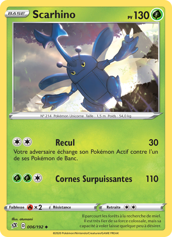 Scarhino 6 — Clash des Rebelles (French Pokémon TCG card)