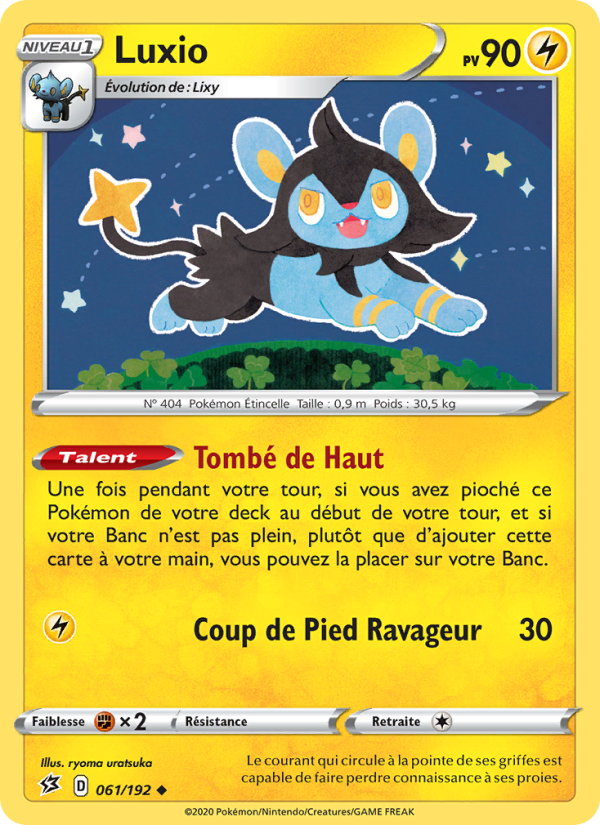 Luxio 61 — Clash des Rebelles (French Pokémon TCG card)