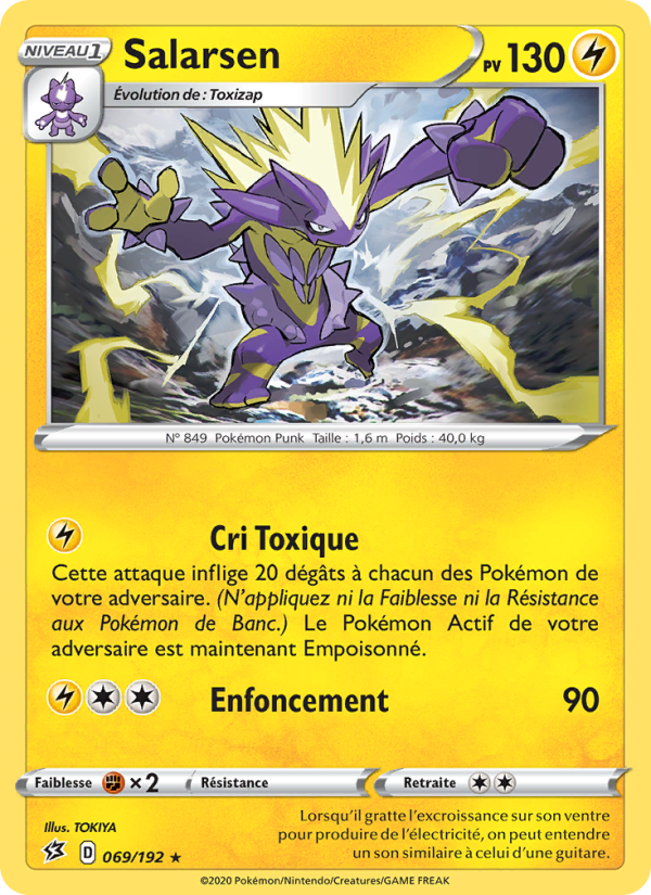 Salarsen 69 — Clash des Rebelles (French Pokémon TCG card)