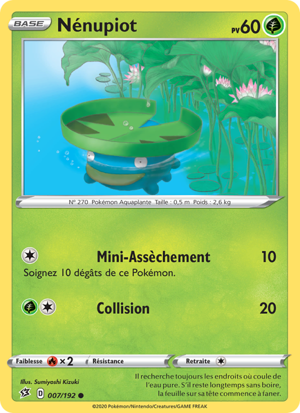 Nénupiot 7 — Clash des Rebelles (French Pokémon TCG card)