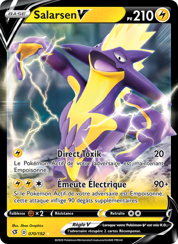 Salarsen V 70 — Clash des Rebelles (French Pokémon TCG card)