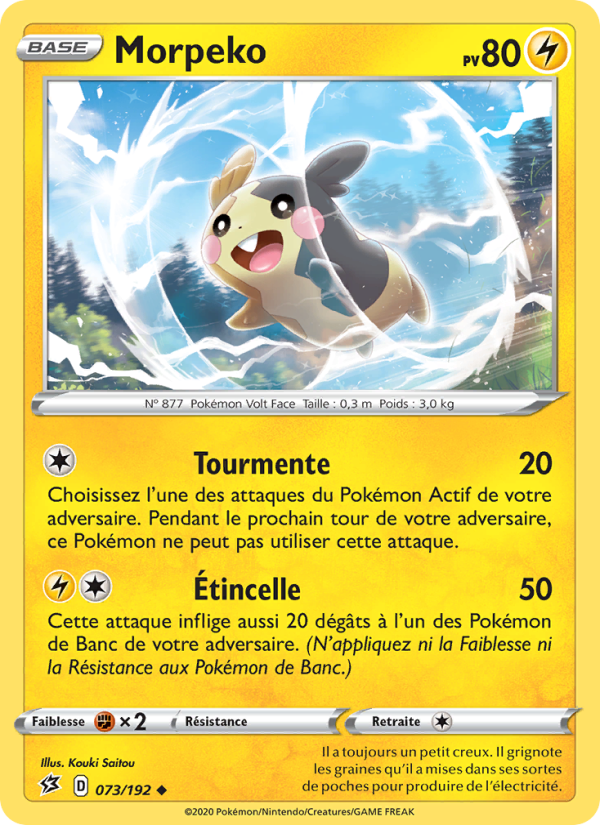 Morpeko 73 — Clash des Rebelles (French Pokémon TCG card)