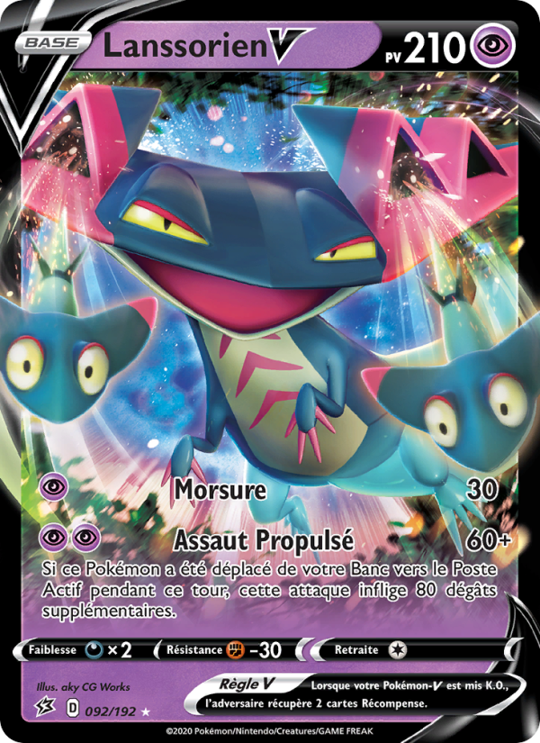 Lanssorien V 92 — Clash des Rebelles (French Pokémon TCG card)