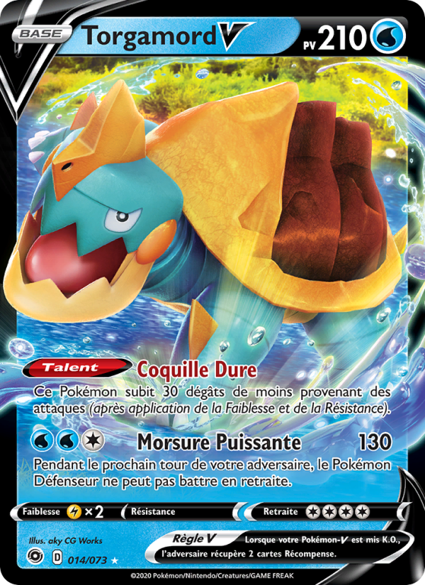 Torgamord V 14 — La Voie du Maître (French Pokémon TCG card)
