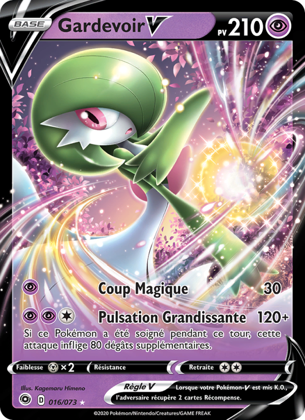 Gardevoir V 16 — La Voie du Maître (French Pokémon TCG card)