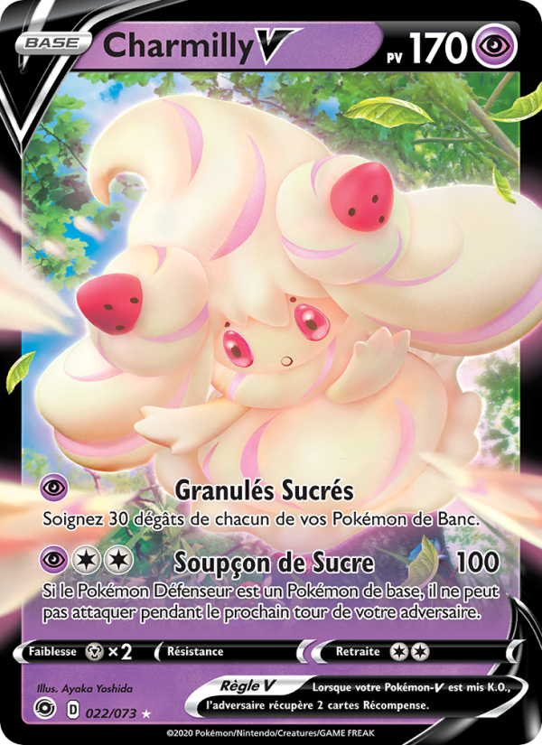 Charmilly V 22 — La Voie du Maître (French Pokémon TCG card)