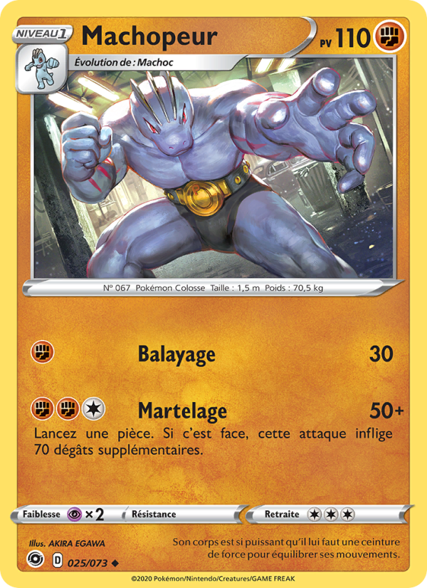 Machopeur 25 — La Voie du Maître (French Pokémon TCG card)