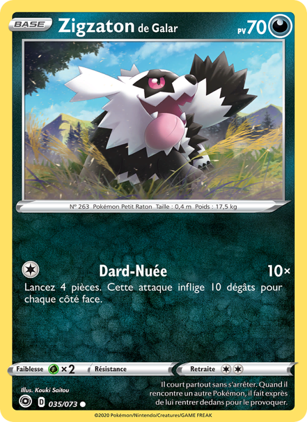 Zigzaton de Galar 35 — La Voie du Maître (French Pokémon TCG card)