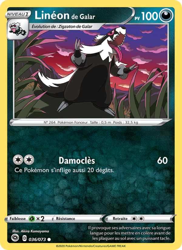 Linéon de Galar 36 — La Voie du Maître (French Pokémon TCG card)