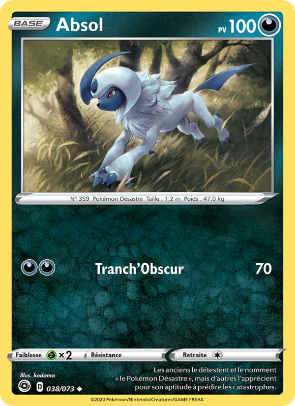 Absol 38 — La Voie du Maître (French Pokémon TCG card)