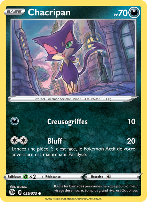 Chacripan 39 — La Voie du Maître (French Pokémon TCG card)