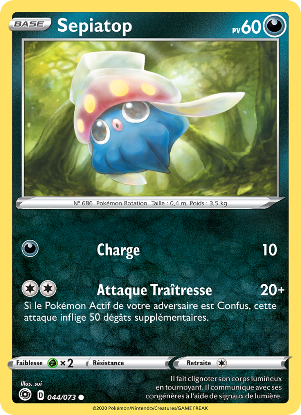 Sepiatop 44 — La Voie du Maître (French Pokémon TCG card)