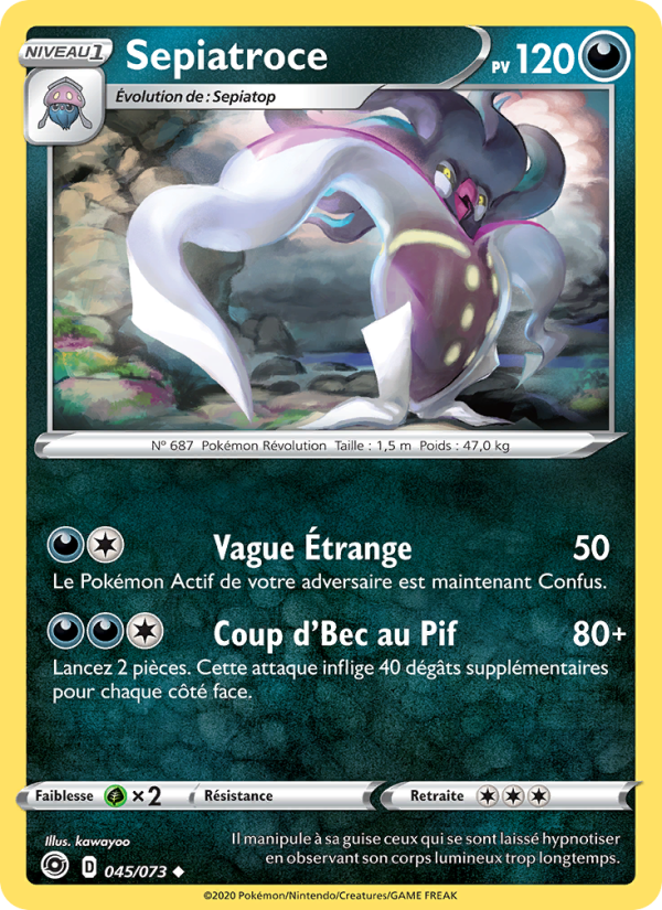 Sepiatroce 45 — La Voie du Maître (French Pokémon TCG card)