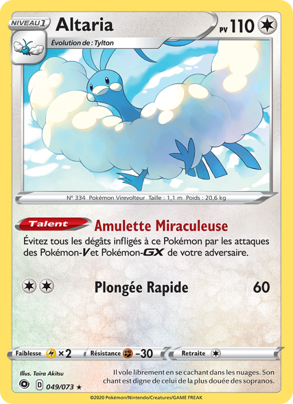Altaria 49 — La Voie du Maître (French Pokémon TCG card)