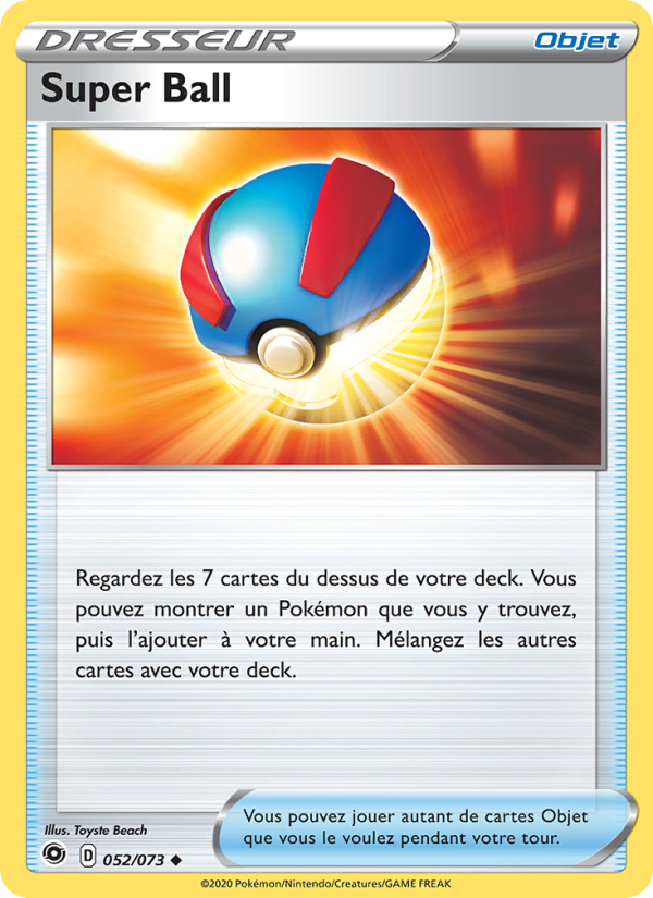 Super Ball 52 — La Voie du Maître (French Pokémon TCG card)