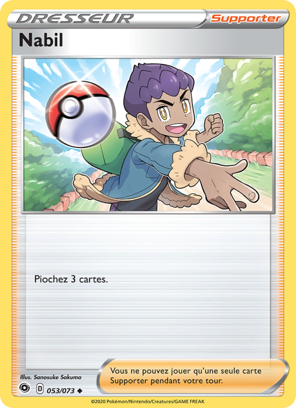 Nabil 53 — La Voie du Maître (French Pokémon TCG card)