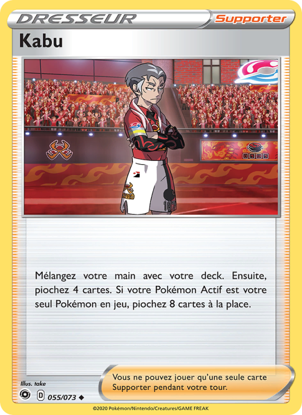 Kabu 55 — La Voie du Maître (French Pokémon TCG card)