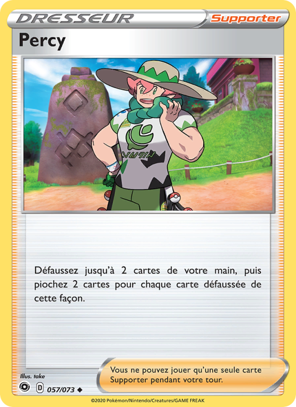 Percy 57 — La Voie du Maître (French Pokémon TCG card)