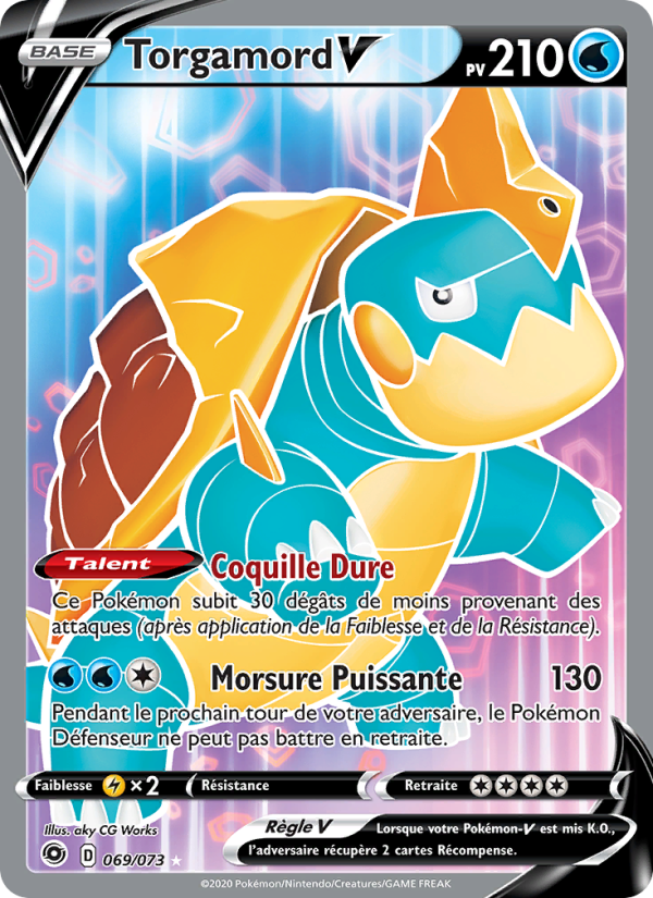 Torgamord V 69 — La Voie du Maître (French Pokémon TCG card)