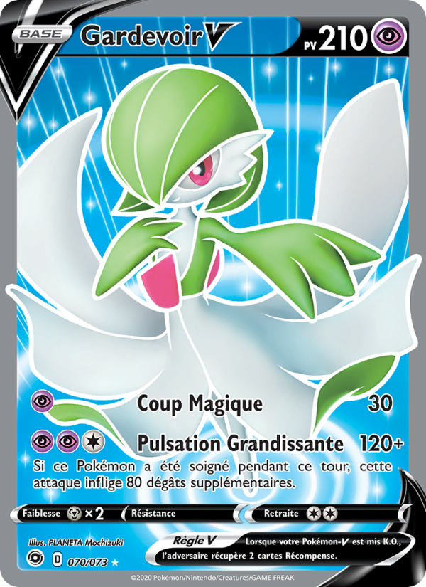 Gardevoir V 70 — La Voie du Maître (French Pokémon TCG card)