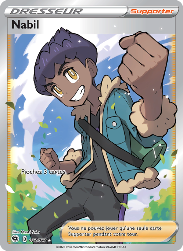 Nabil 73 — La Voie du Maître (French Pokémon TCG card)