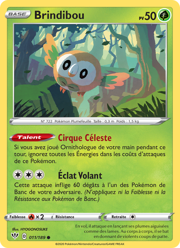 Brindibou 11 — Ténèbres Embrasées (French Pokémon TCG card)