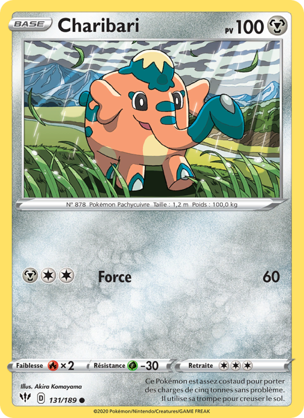 Charibari 131 — Ténèbres Embrasées (French Pokémon TCG card)