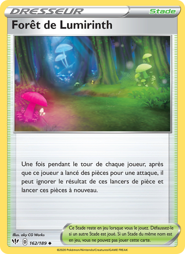 Forêt de Lumirinth 162 — Ténèbres Embrasées (French Pokémon TCG card)