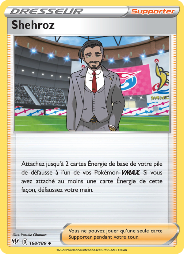 Shehroz 168 — Ténèbres Embrasées (French Pokémon TCG card)