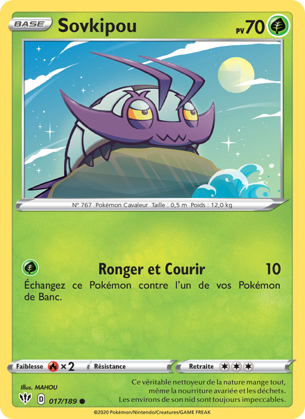 Sovkipou 17 — Ténèbres Embrasées (French Pokémon TCG card)