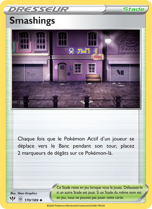 Smashings 170 — Ténèbres Embrasées (French Pokémon TCG card)