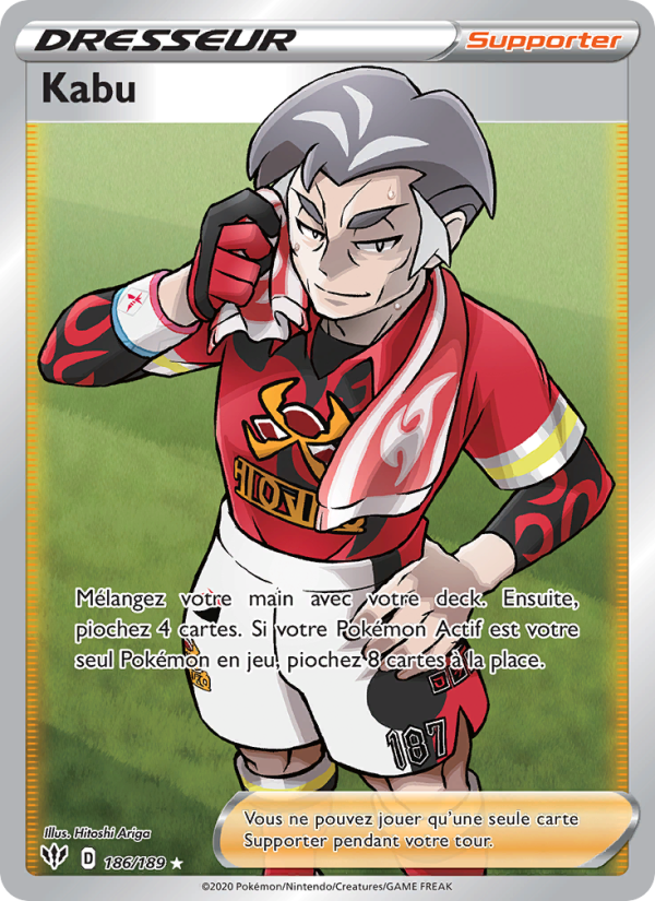 Kabu 186 — Ténèbres Embrasées (French Pokémon TCG card)
