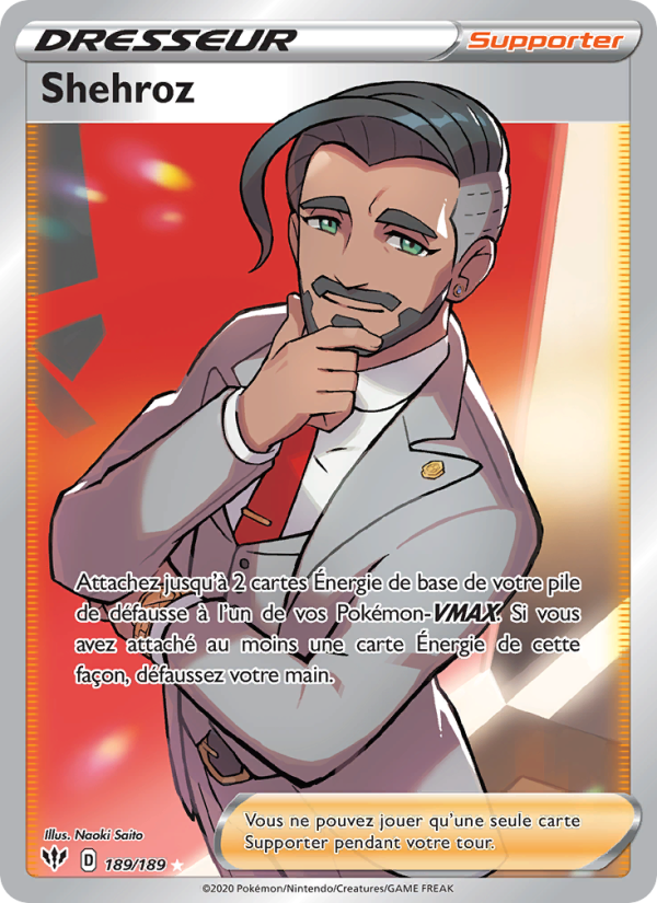 Shehroz 189 — Ténèbres Embrasées (French Pokémon TCG card)