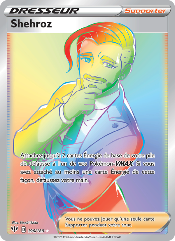 Shehroz 196 — Ténèbres Embrasées (French Pokémon TCG card)